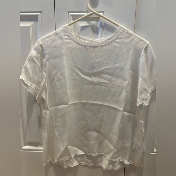 NATION LTD Marie Sateen Top White Small NWT - Picture 4 of 6